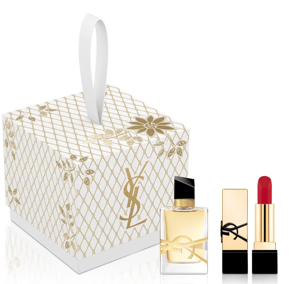 Yves Saint Laurent 2-Pc. Libre Eau de Parfum & Rouge Pur Couture Mini Ornament Gift Set