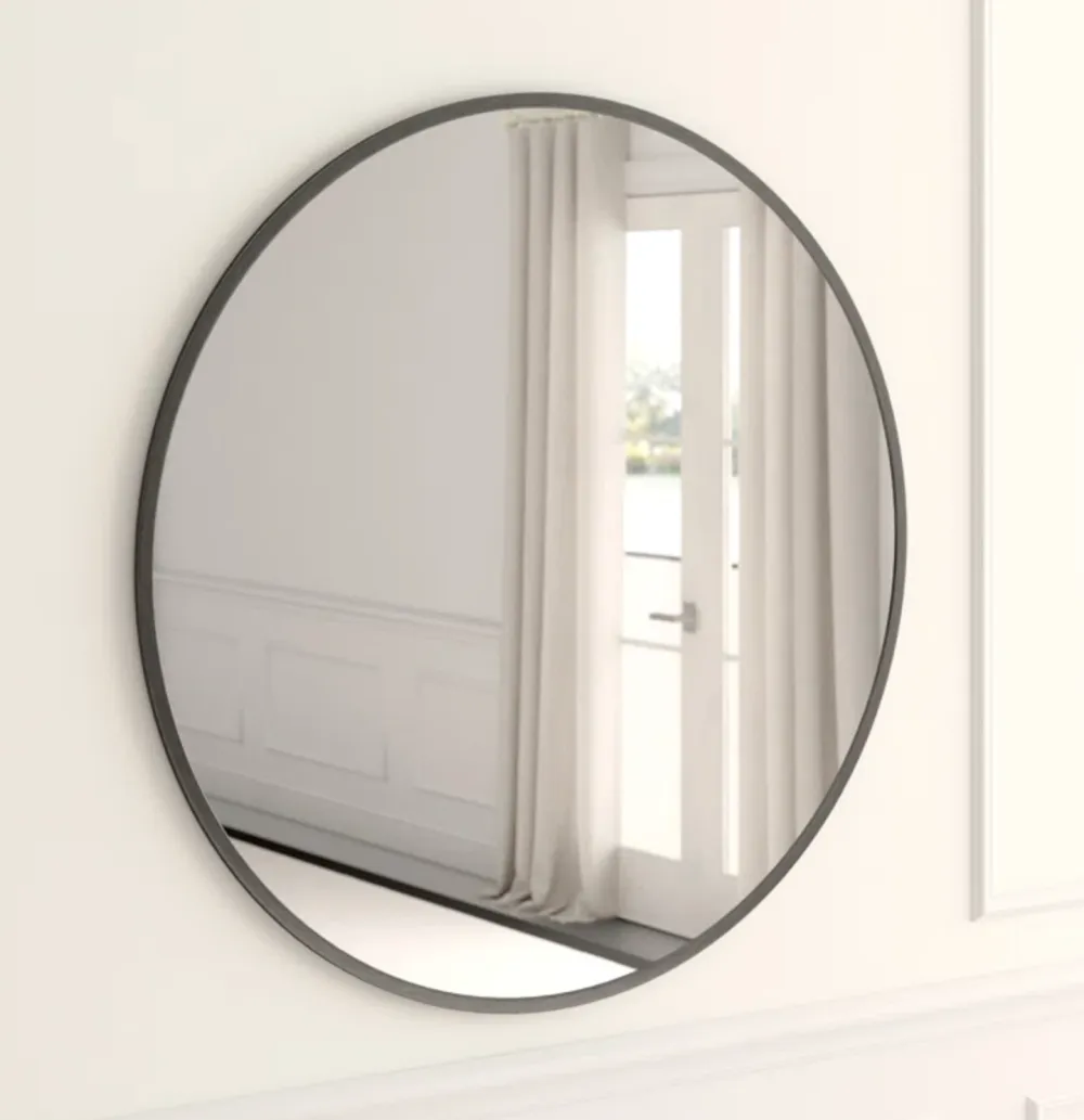 RE/FINE Sabine Metal Round Wall Mirror