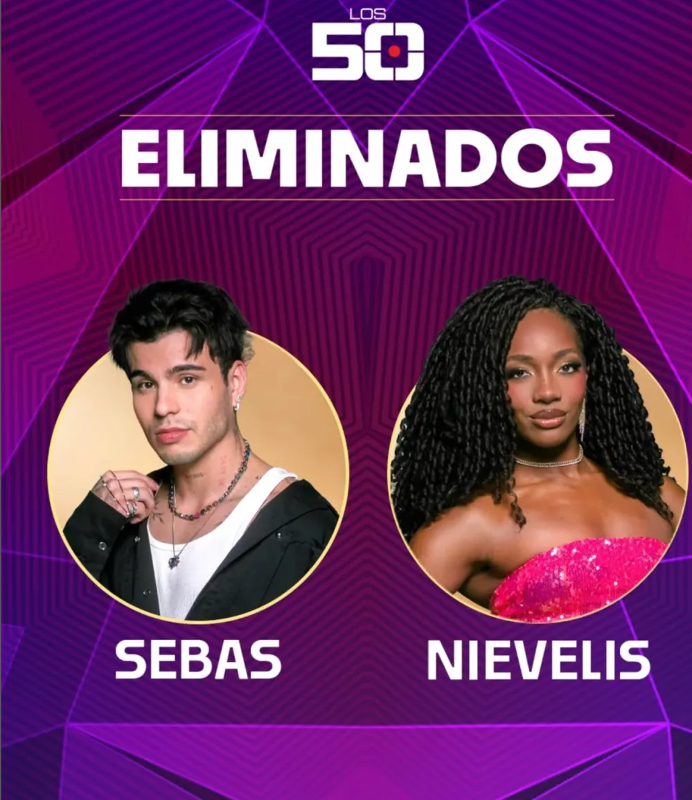 Sebas y Nivelis quedaron eliminados de Los 50