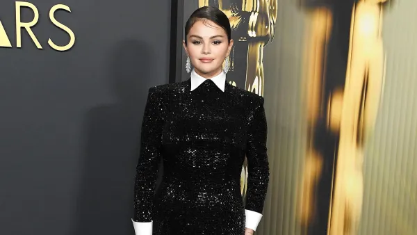 Selena Gomez Governors Ball Little Black Dress