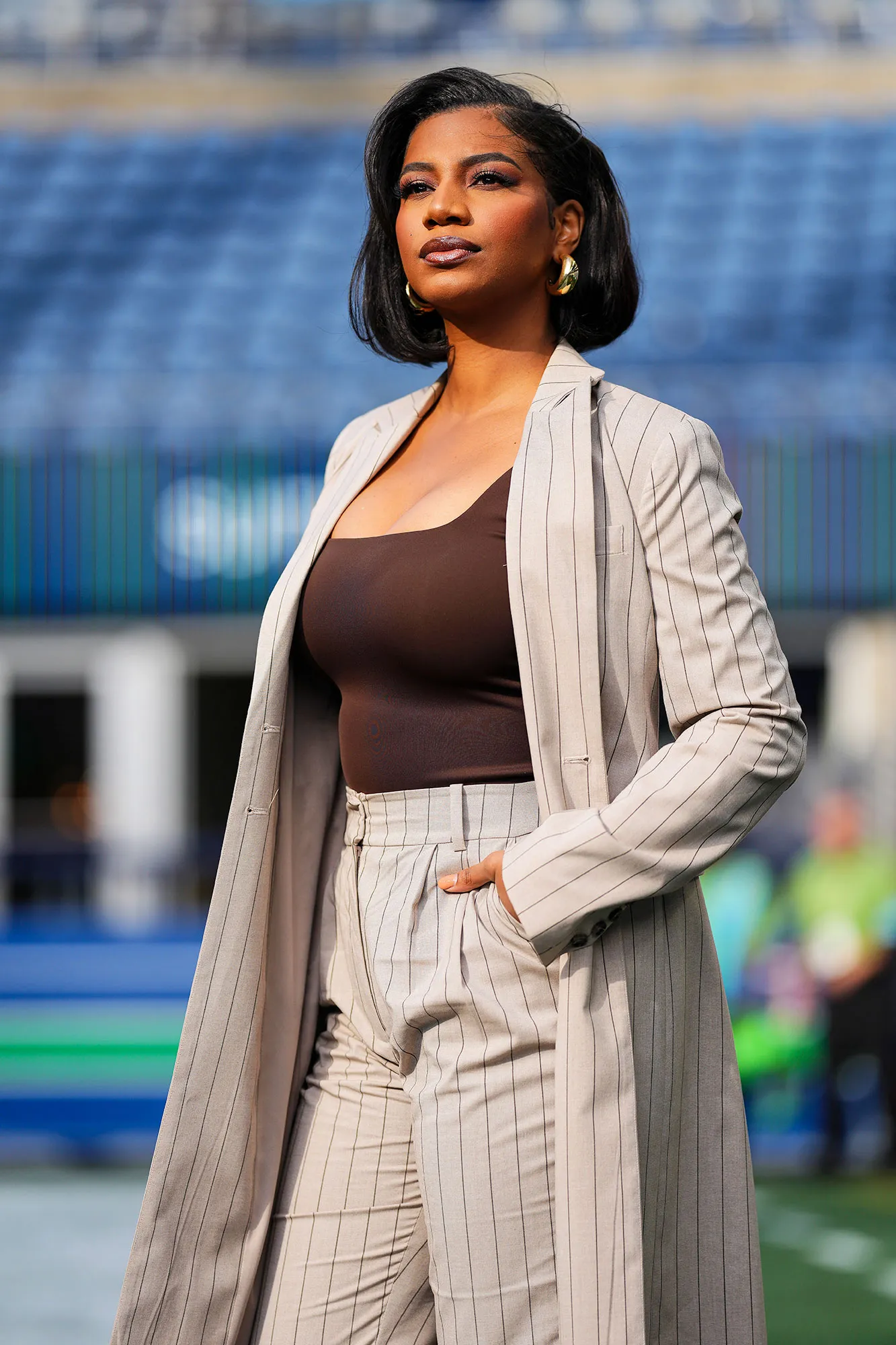 Sideline Reporter Taylor Rooks Dishes on Her Viral Gameday Fits