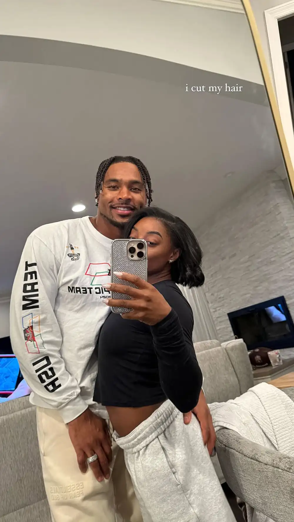 Simone Biles Debuts Bob Hours After Wearing High Pony to Thanksgiving Bears Game: 'I Cut My Hair'