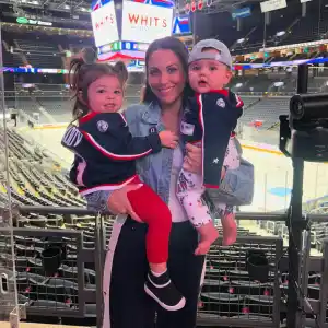 Meredith Gaudreau with her two children
