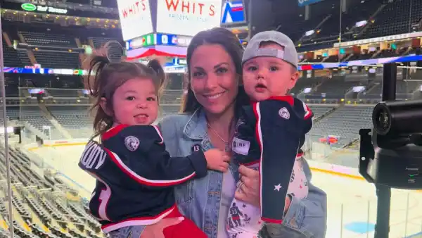 Meredith Gaudreau with her two children