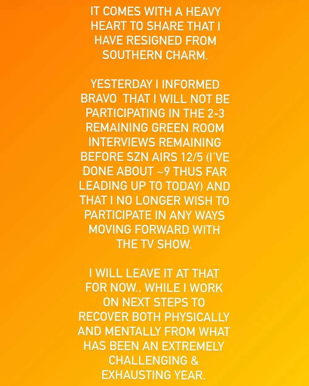 Southern Charm s JT Resigns in Middle of Season 10