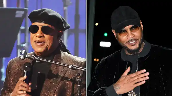 Stevie Wonder Told NBA Star Carmelo Anthony He Loved Watching Him Play 092