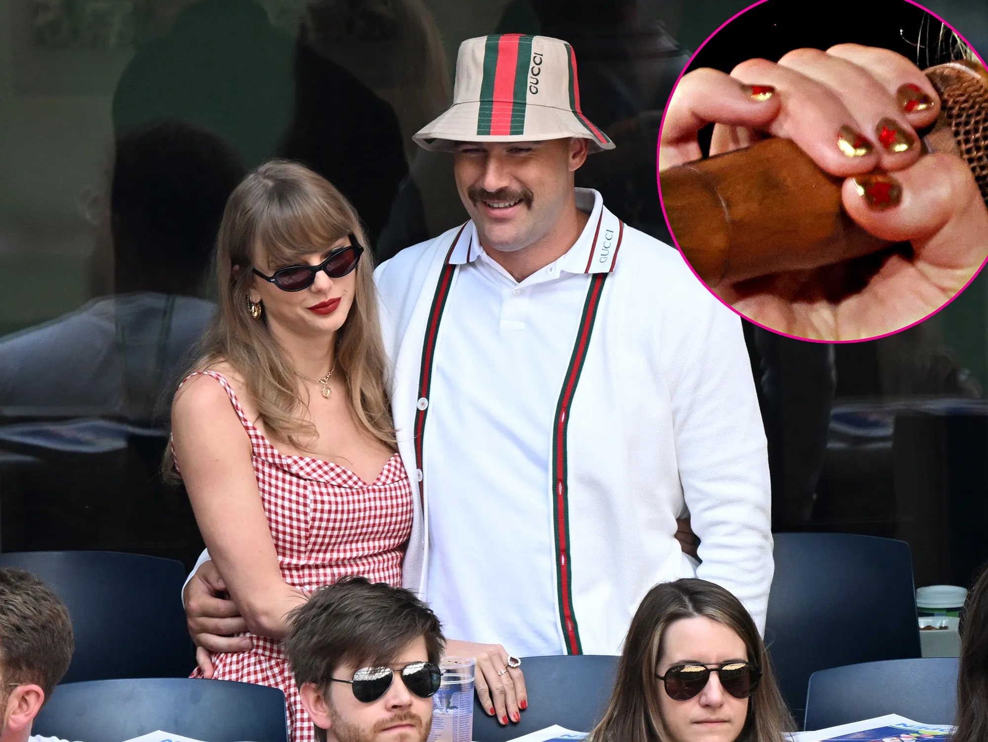 Taylor Swift Hints She Going to Travis Kelce Chief Game Through Manicure