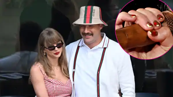 Taylor Swift Hints She Going to Travis Kelce Chief Game Through Manicure