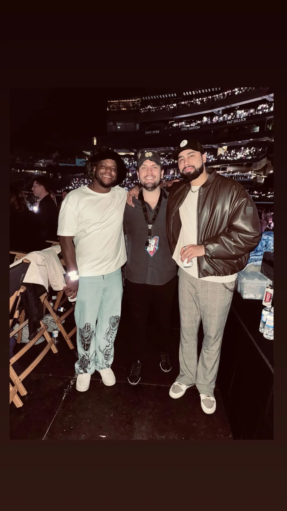 Taylor Swifts Brother Austin Enjoys Toronto Eras Tour Show With Travis Kelces BFF