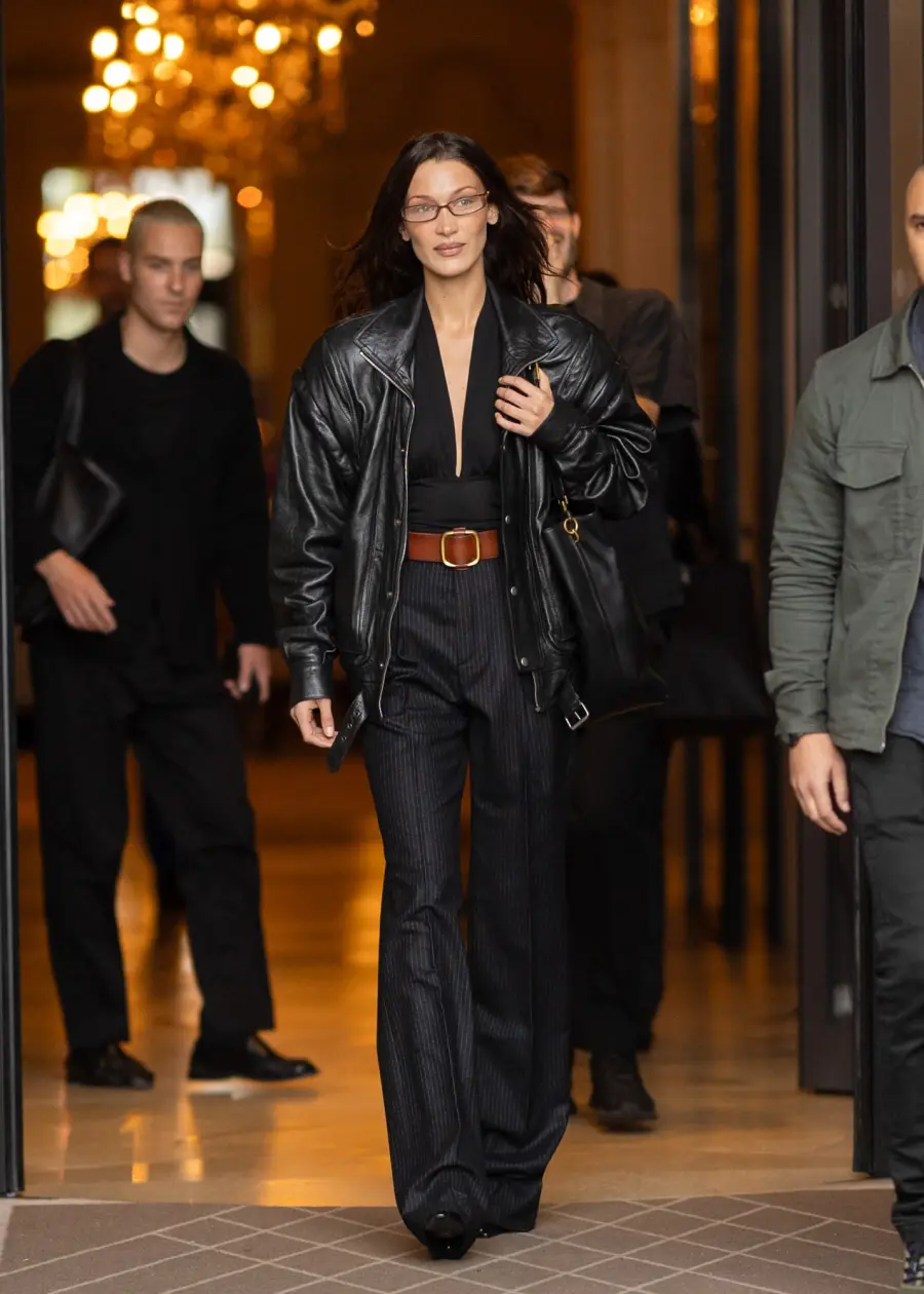 The 2024 Leather Jacket Trend Loved By Celebrities