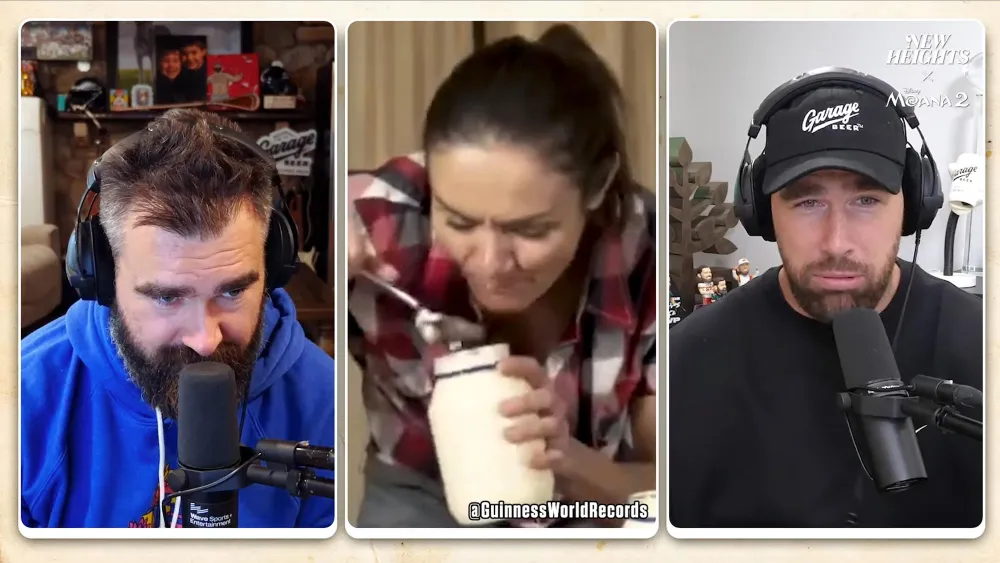 Travis Kelce Says He Just Got Chills Watching Woman Eating 5 Jars of Mayonnaise