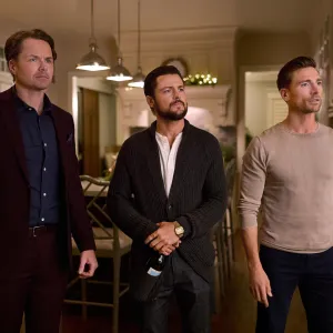 Tyler Hynes Reveals Why Andrew Walker Made Him Cry on Three Wiser Men and a Boy Set 270