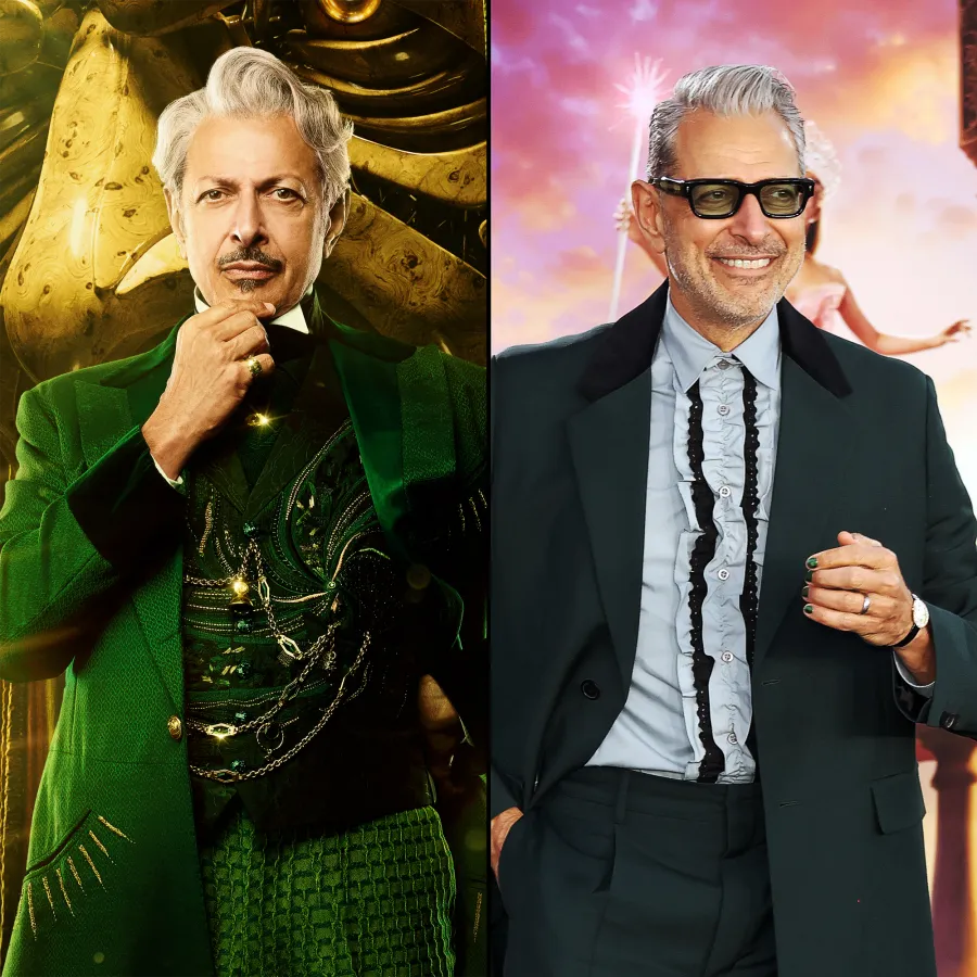 Wicked Characters vs Their Actors in Real Life Jeff Goldblum Wizard 0341