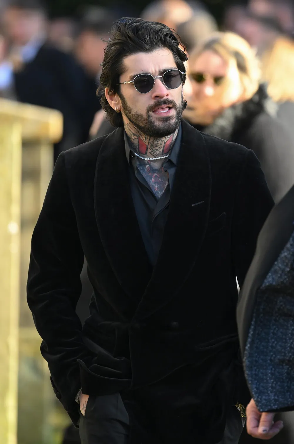 Zayn Malik Liam Payne Former One Direction Bandmates Attend Singer Funeral