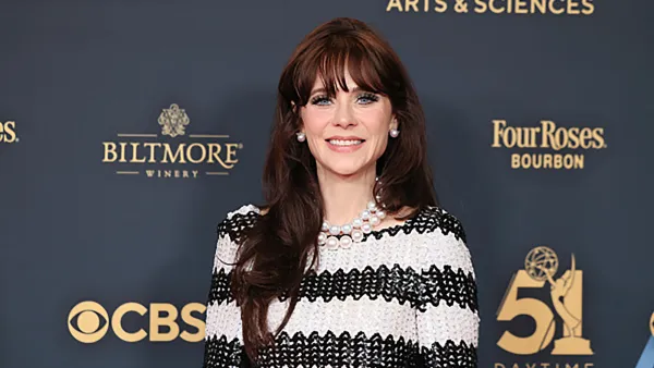 LOS ANGELES, CALIFORNIA - JUNE 07: Zooey Deschanel attends the 51st annual Daytime Emmys Awards at The Westin Bonaventure Hotel & Suites, Los Angeles on June 07, 2024 in Los Angeles, California. (Photo by Rodin Eckenroth/Getty Images)