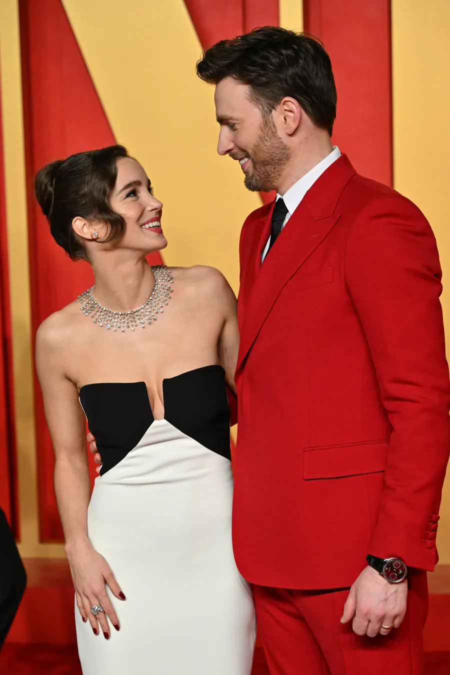 Chris Evans and Alba Baptista
