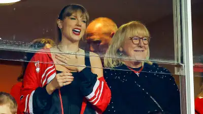 Donna Kelce Teases Whether or Not Taylor Swift Will Watch Hallmark Holiday Touchdown Movie