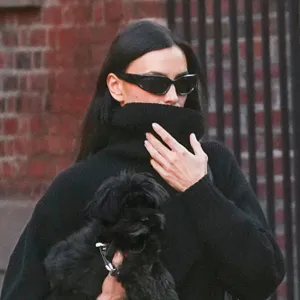 Irina Shayk is seen on November 19, 2024 in New York City.