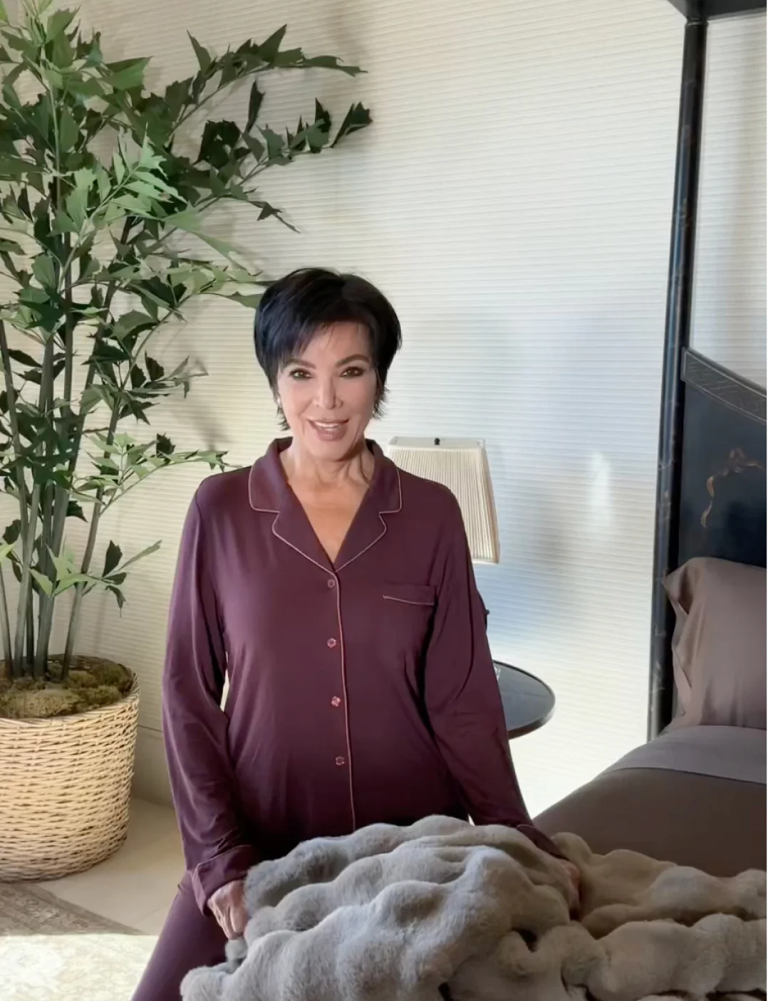 Kris Jenner Cozy Earth sheets