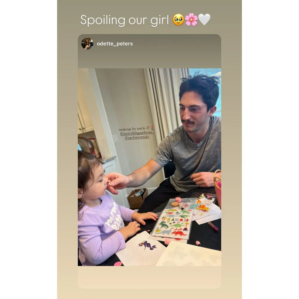 NHL Star Zach Werenski Does Johnny Gaudreau Daughter Makeup During Spoiled Hangout