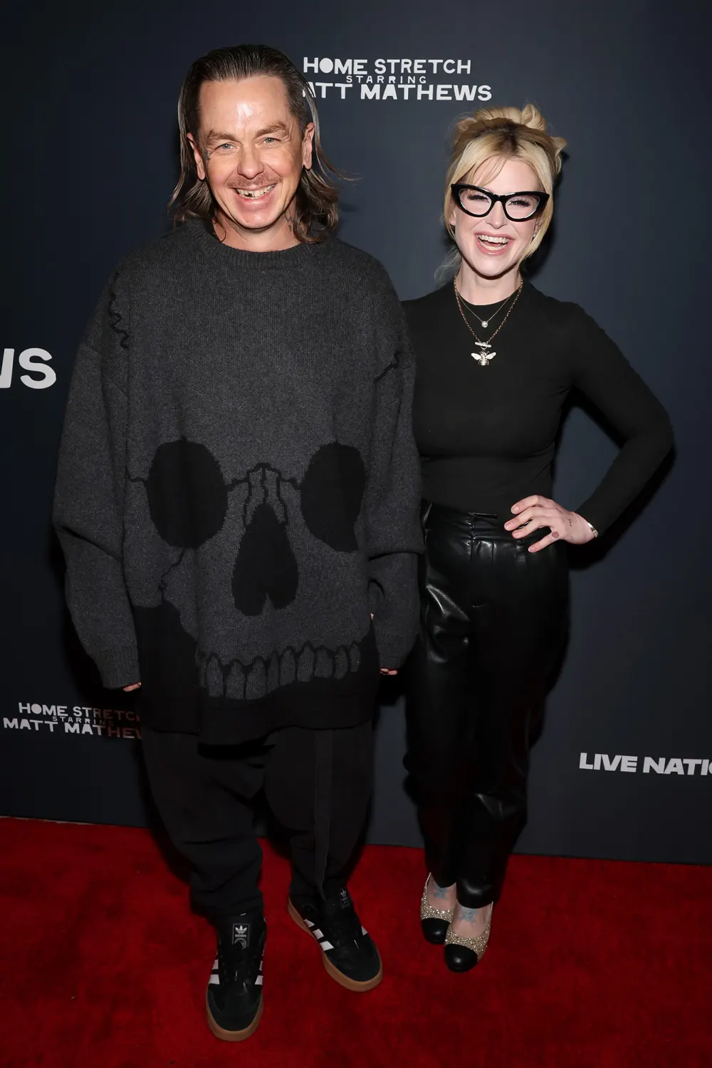 Slipknot Sid Wilson Ditches Mask on Red Carpet With Kelly Osbourne