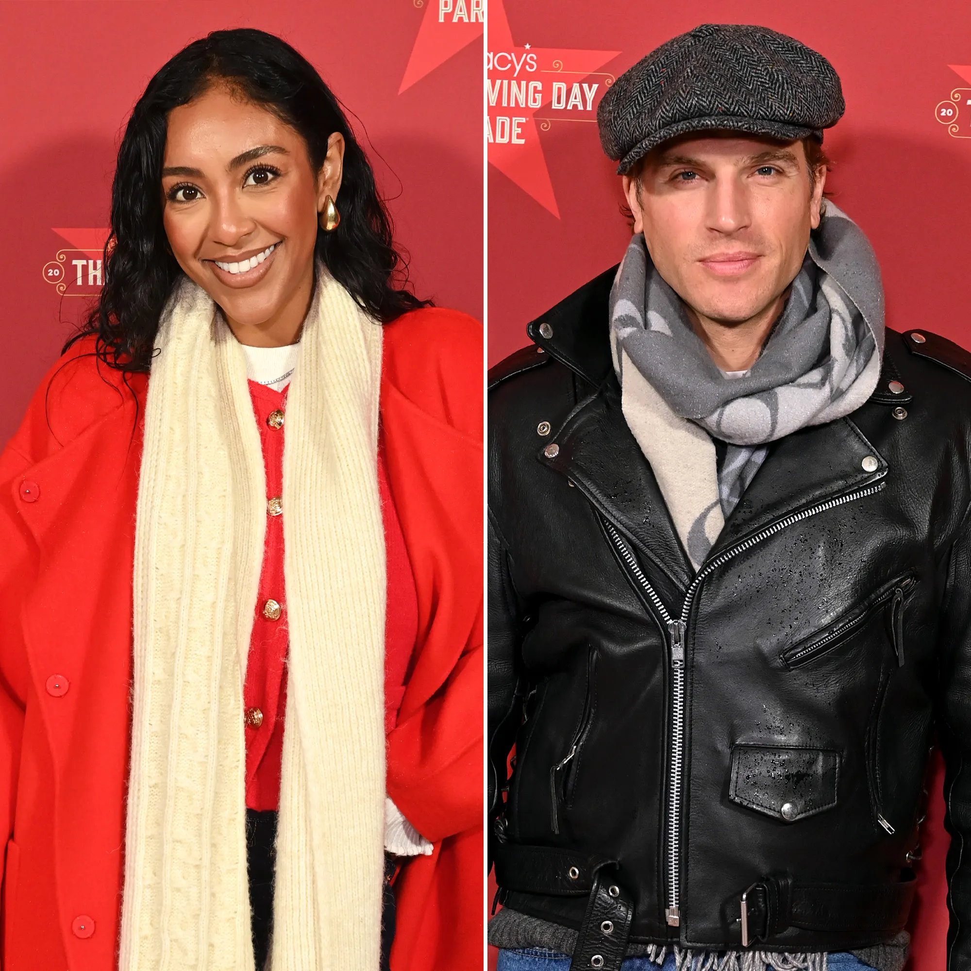 Tayshia Adams and Luke Gulbranson Attend Macys Thanksgiving Parade