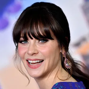 Zooey Deschanel attends "Harold and the Purple Crayon" screening at the Culver Theatre in Culver City, California
