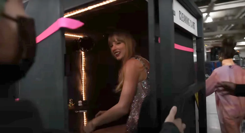 Breaking Down Taylor Swifts Eras Tour Cleaning Cart Animal of the Day Poster and More