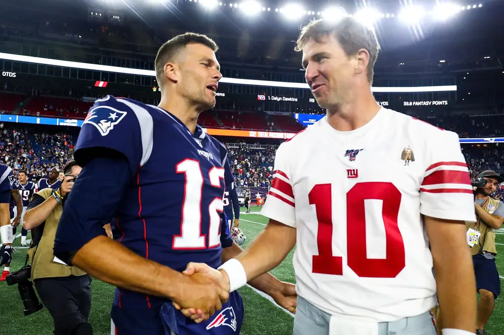 Eli Manning Trolls Tom Brady for Posting Fish Thirst Traps