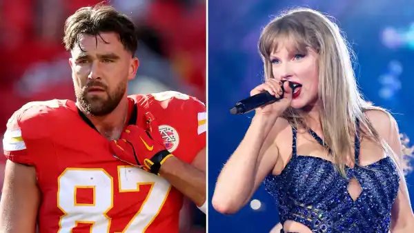 Sunday Night Football Compares Travis Kelce and Taylor Swifts Stats on Final Eras Tour Weekend