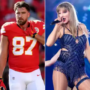 Sunday Night Football Compares Travis Kelce and Taylor Swifts Stats on Final Eras Tour Weekend