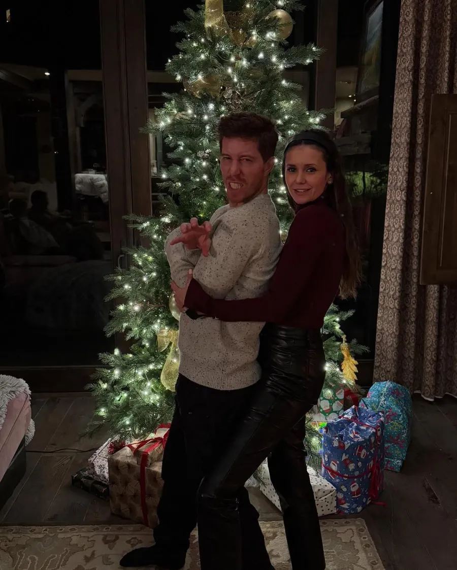 Nina Dobrev and Shaun White Share Loved Up Photos From Their 1st Christmas as Fiances