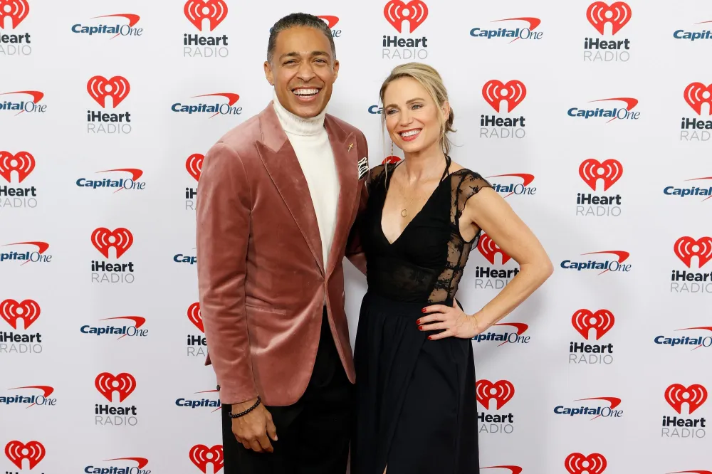 Amy Robach and TJ Holmes Have a Blended Family Night Out With Their Daughters at Jingle Ball