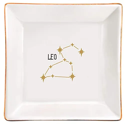 XJF Leo Zodiac Ring Dish