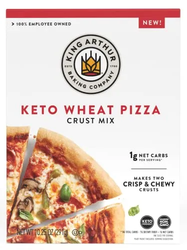 For the Semi-Replica Luxury Handbag Chef: King Arthur Keto Wheat Pizza Crust Mix