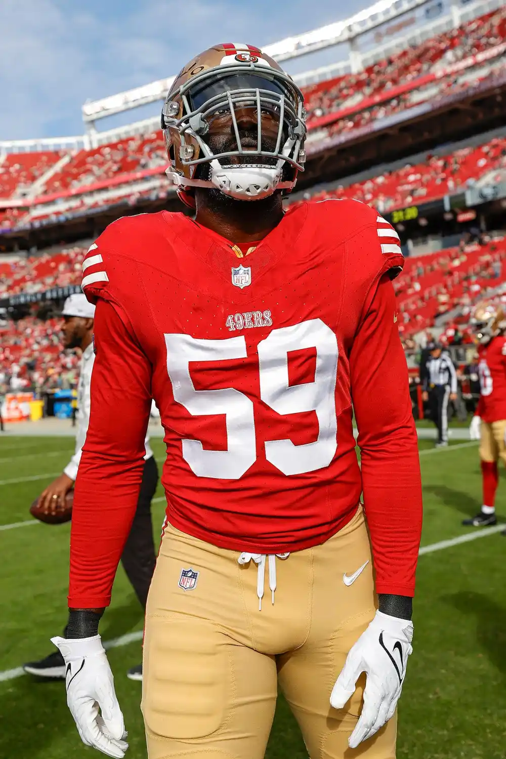 49ers George Kittle Calls Teammate Selfish for Quitting During Game De'Vondre Campbell 3