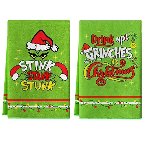 Homshiam Christmas Kitchen Towels