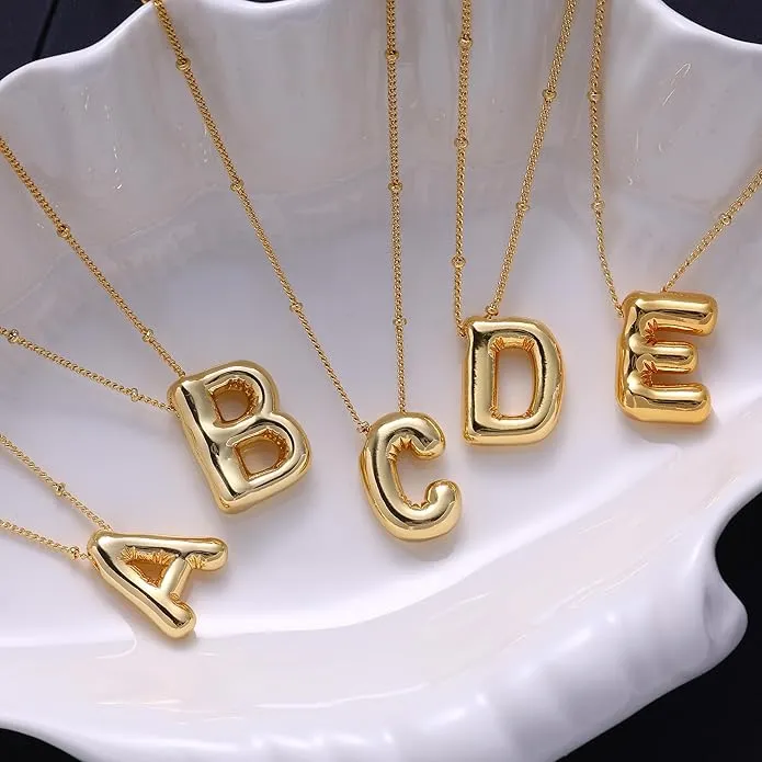 monogram necklaces