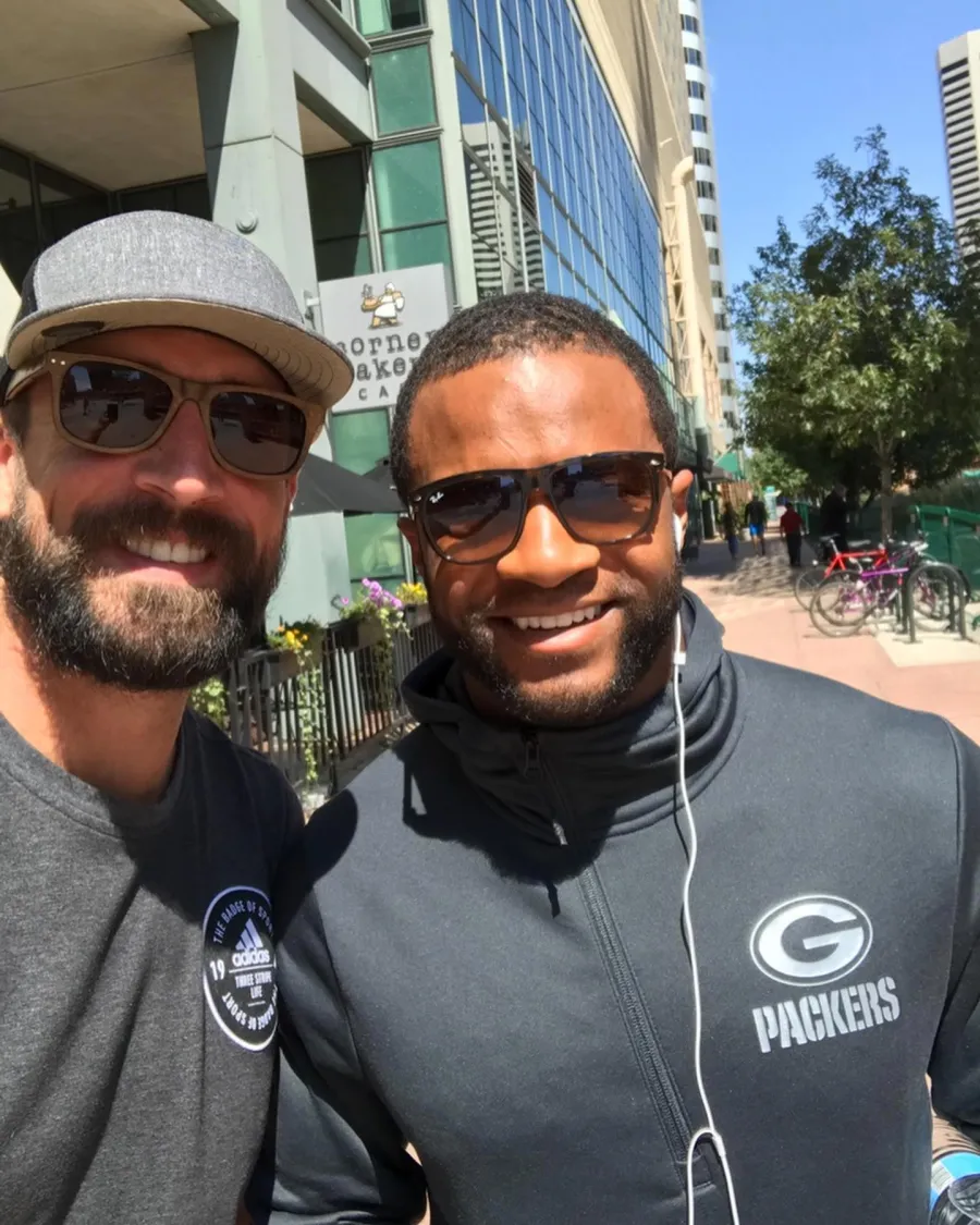 Aaron Rodgers Celebrity Friends Miles Teller Joe Jonas and More Famous Faces in His Inner Circle