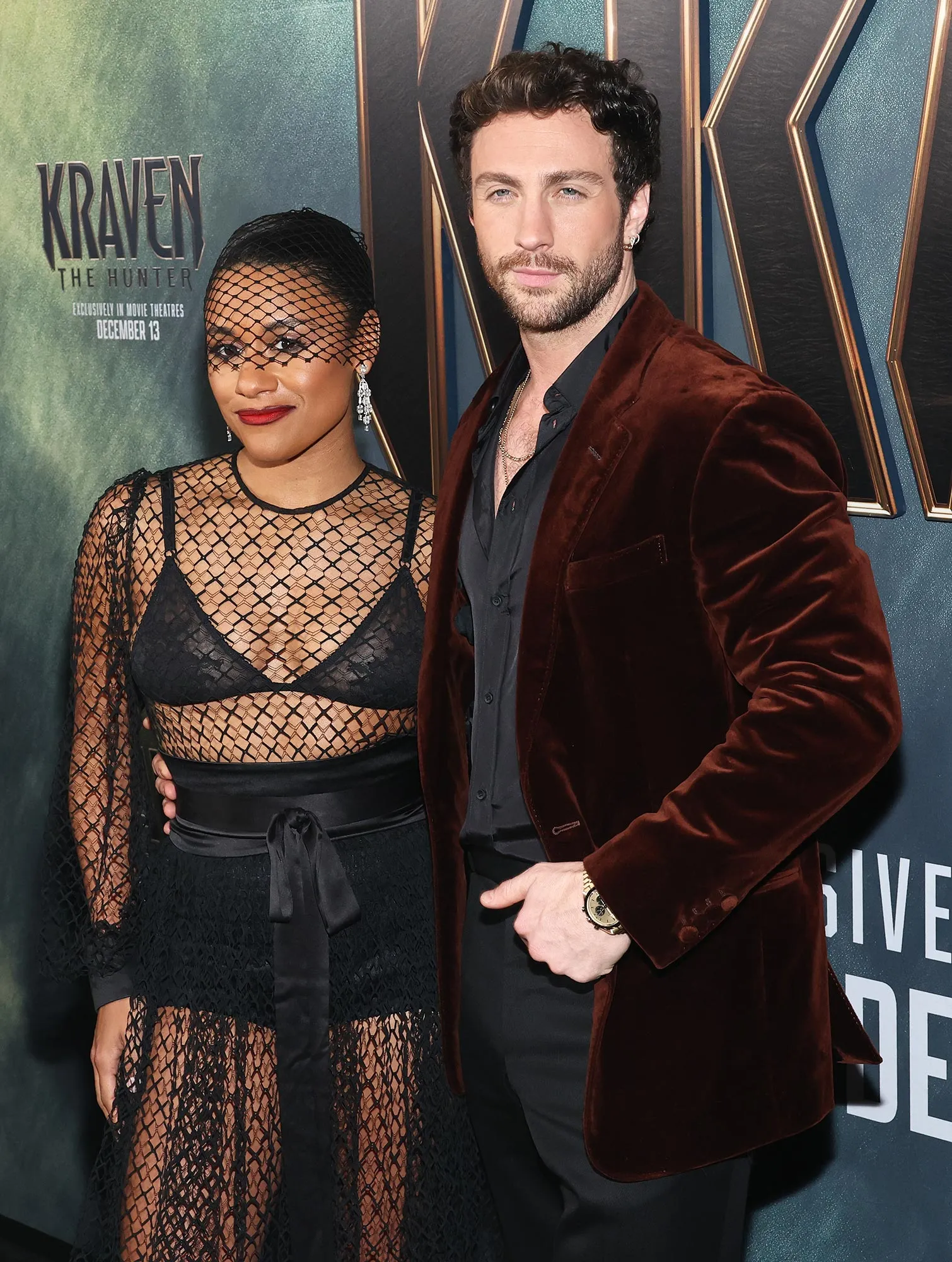 Aaron Taylor Johnson Helps Ariana DeBose Recover From a Wardrobe Malfunction