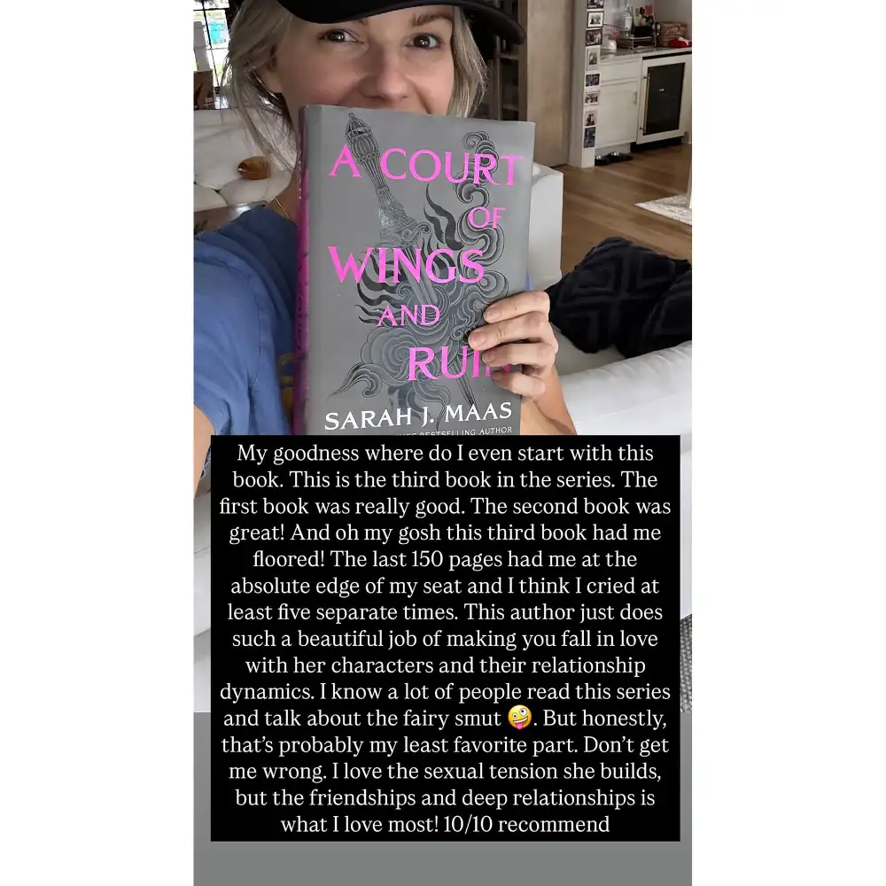 Ali Fedotowsky Instagram These Celebs Love A Court of Thorns and Roses