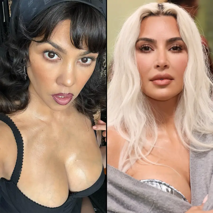 All in the Family The Very Best Collabs the Kardashian Jenners Have Done Together Kim Kardashian Kourtney Kardashian 306