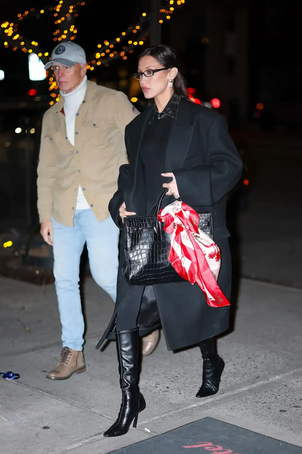 Bella Hadid Upgrades the Little Black Bag