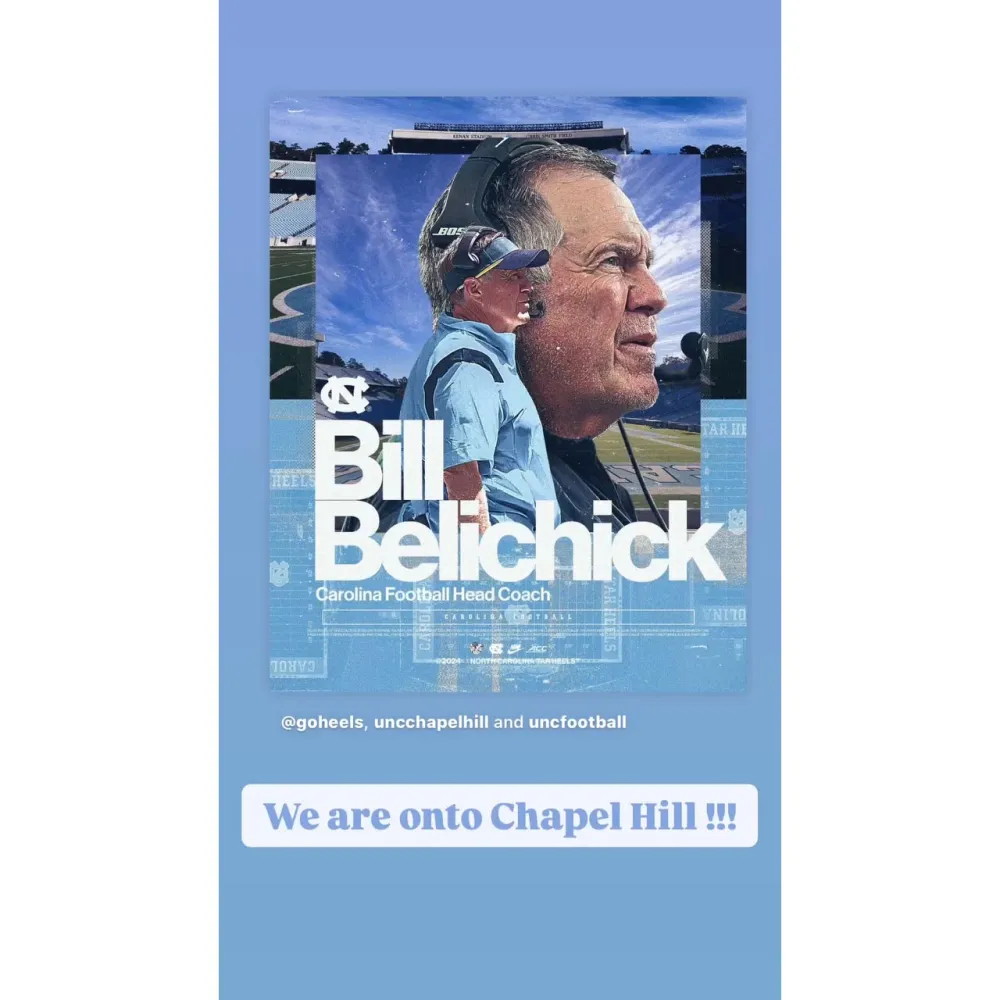 Bill Belichick Girlfriend Jordon Hudson Reacts to His New Coaching Job at North Carolina 2