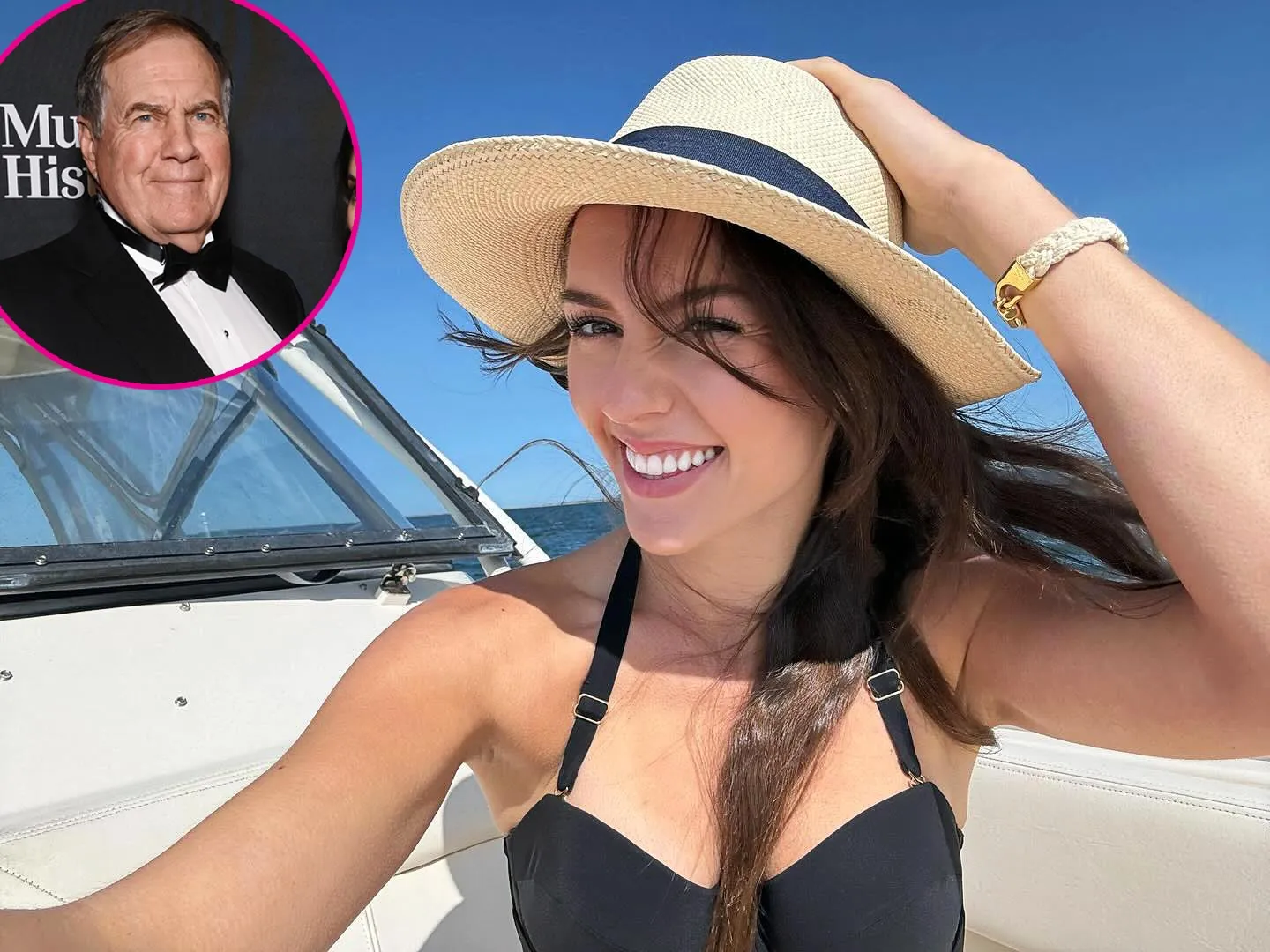 Bill Belichick s Girlfriend Jordon Hudson 24 Made Herself Custom University of North Carolina Gear 790 798