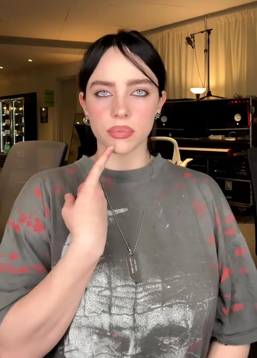 Billie Eilish Shares Her Concert Makeup Routine