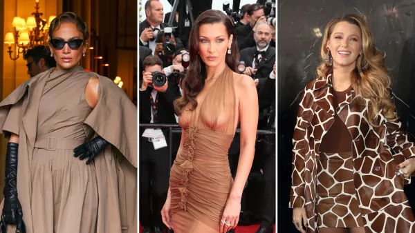 Celebrities in Mocha Mousse