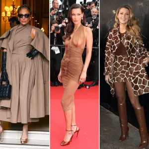 Celebrities in Mocha Mousse