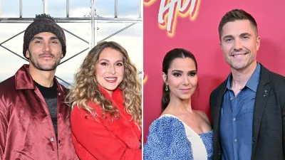 Celebrity Couples Who Starred in Hallmark Channel Movies Together Carlos and Alexa PenaVega Eric Winter and Roselyn Sanchez