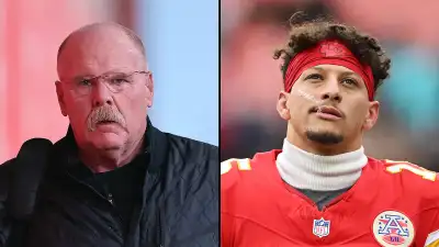 Chiefs Coach Andy Reid Says Patrick Mahomes Wanted to Fight Him After Suffering Ankle Injury